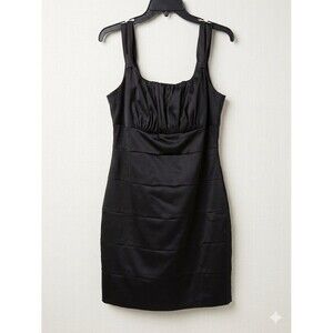 Bisou Bisou Black Sleeveless Midi Dress  Plus Size 14W